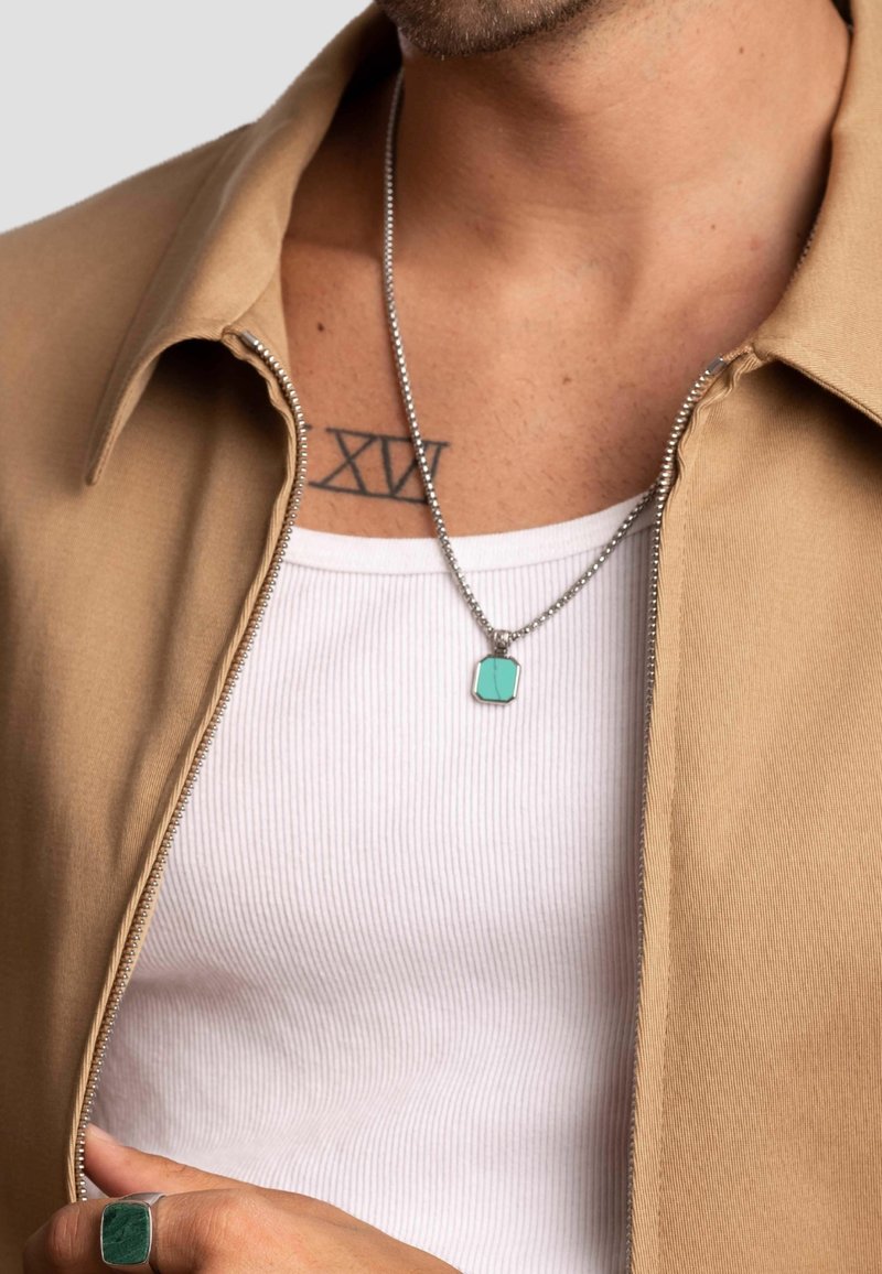 Nialaya SET - Vedhæng - turquoise silver