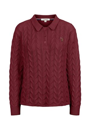 U.S. Polo Assn., KARIN - Striktrøje - tawny port