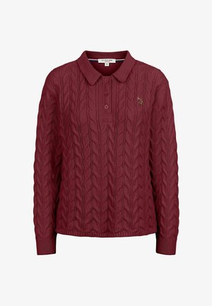 U.S. Polo Assn., KARIN - Striktrøje - tawny port