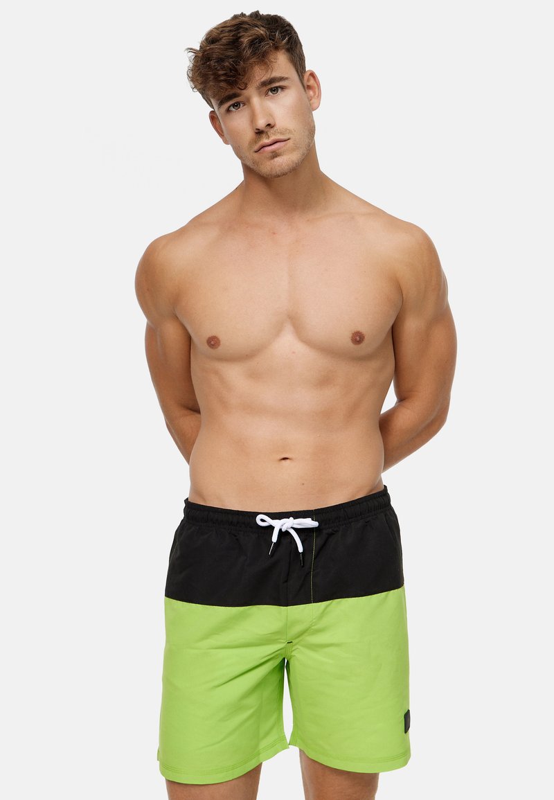 INDICODE JEANS PRUITT - Bañador corto - greenery