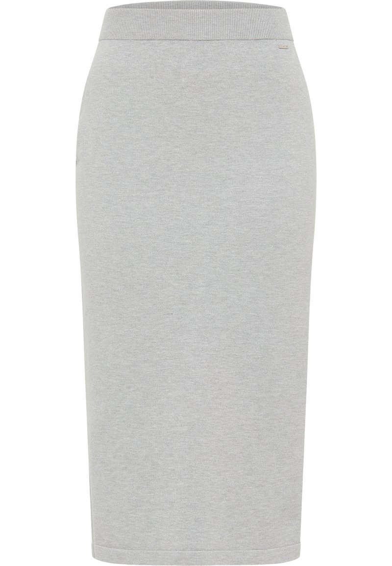 dreimaster Kokerrok grijs gemêleerd