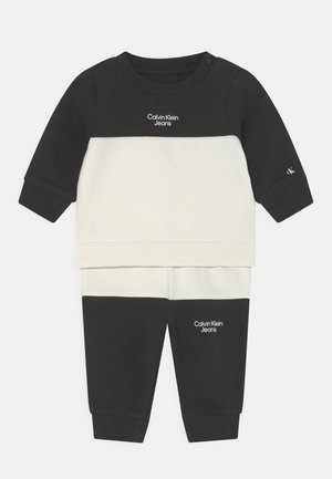 COLOUR BLOCK BABY UNISEX SET - Chándal - black