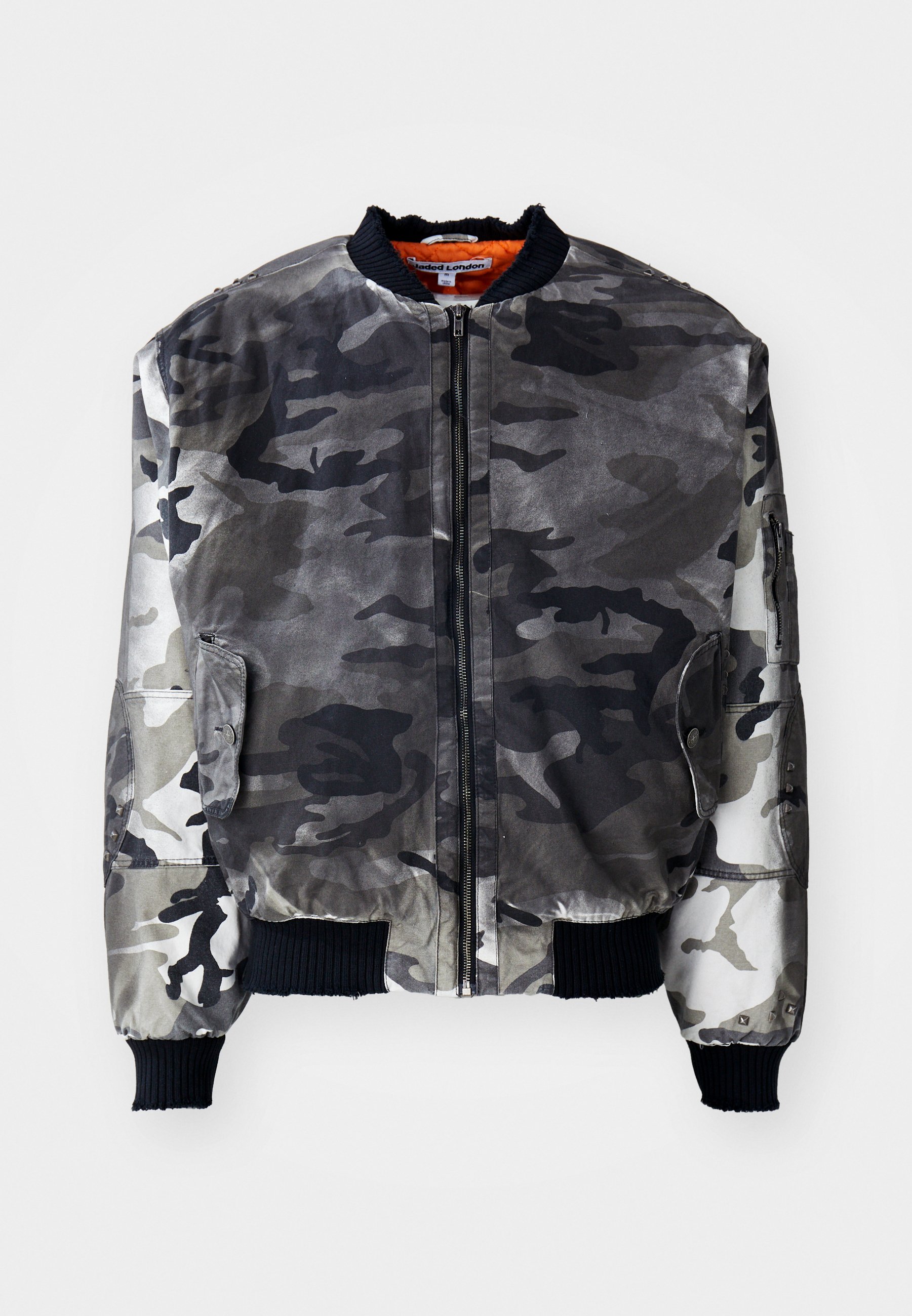 Jaded London WASHED JACKET UNISEX - Bomber Jacket - grey