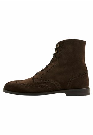 STEFANIA - Veterboots - brown suede