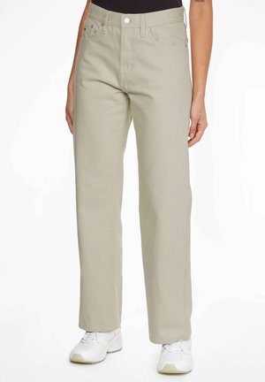 Flared Jeans - beige