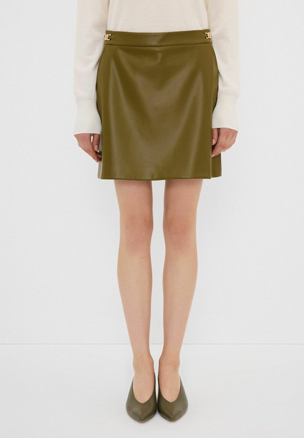 POCKET - Minirock - olive