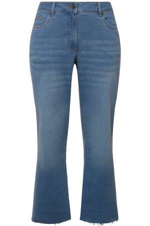 Angel of Style, 7/8 CLAIRE STRETCHKOMFORT GESCHNITTENER SAUM 5-POCKET - Jean slim - light blue