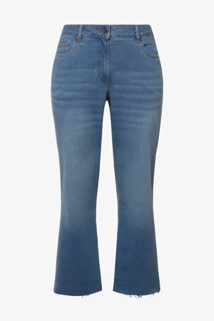 Angel of Style, 7/8 CLAIRE STRETCHKOMFORT GESCHNITTENER SAUM 5-POCKET - Jeans Slim Fit - light blue