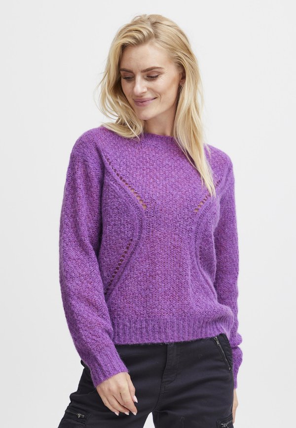 PZIRIS - Jumper - bright purple melange
