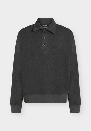 Mads Nørgaard, STANDARD BRAM POLO - Пуловер - dark grey melange