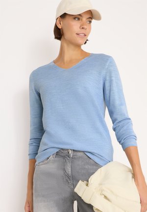 V-NECK - Pullover - blau