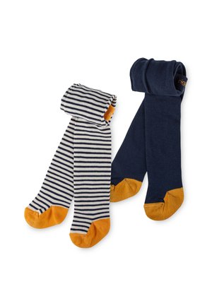 SIGIKID STRUMPFHOSENSET 5ER MAGIC OWL - Strumpfhose - dunkelblau weiß ockerorange