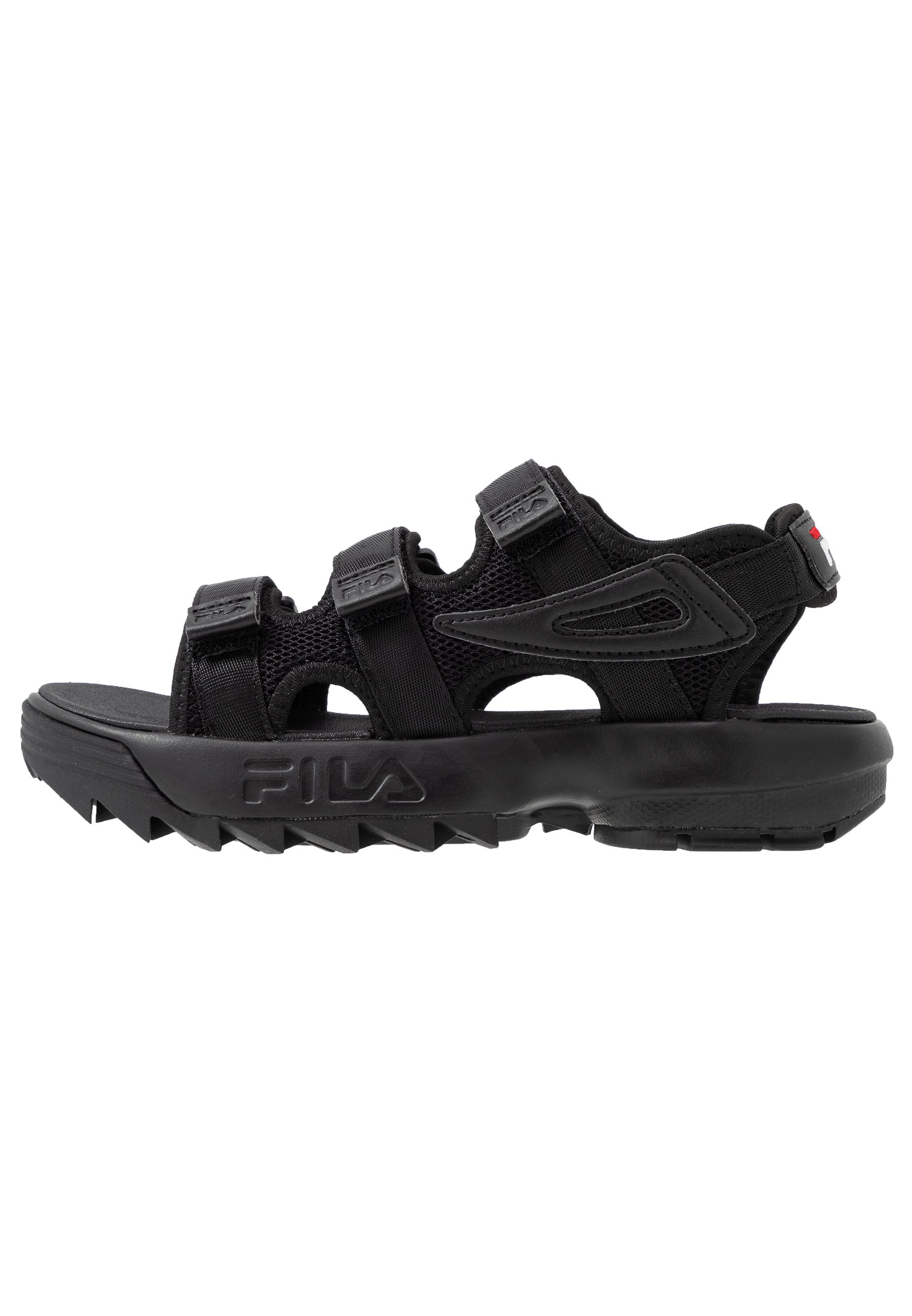 platform fila sandals