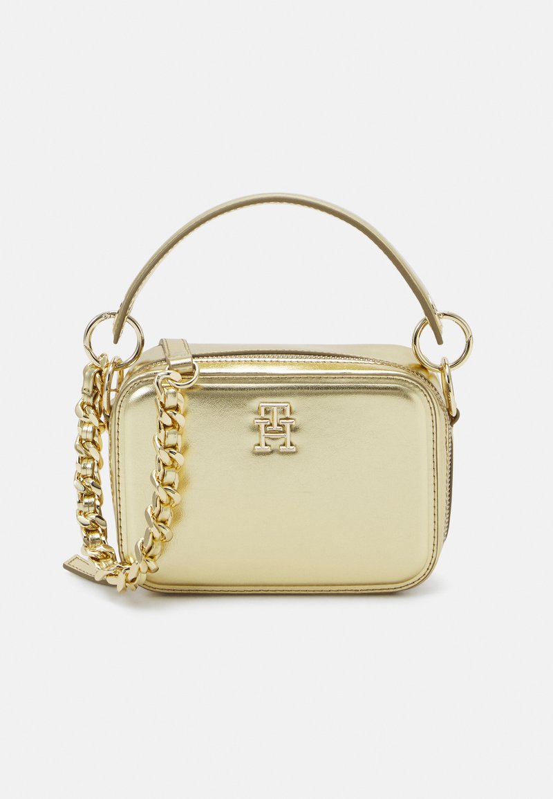 Tommy Hilfiger CHIC TRUNK Across body bag gold/goldcoloured