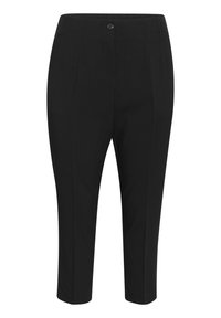Kaffe Curve Trousers - black deep/mottled black - Zalando