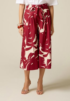 Oltre, GONNA PANTALONE FANTASIA - Kalhoty - rosso