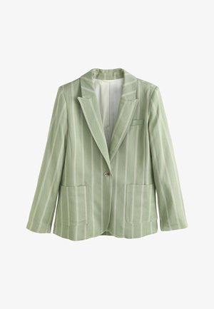 Next, Bleiser - green ecru stripe