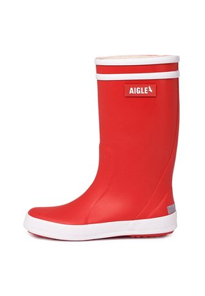 Aigle LOLLY POP - Botas de agua - rouge/blanc