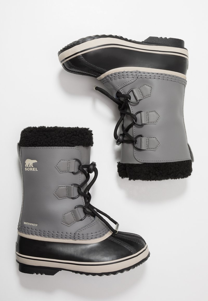 Sorel YOUTH YOOT PAC UNISEX Vinterstøvler quarry/black/mørkegrå