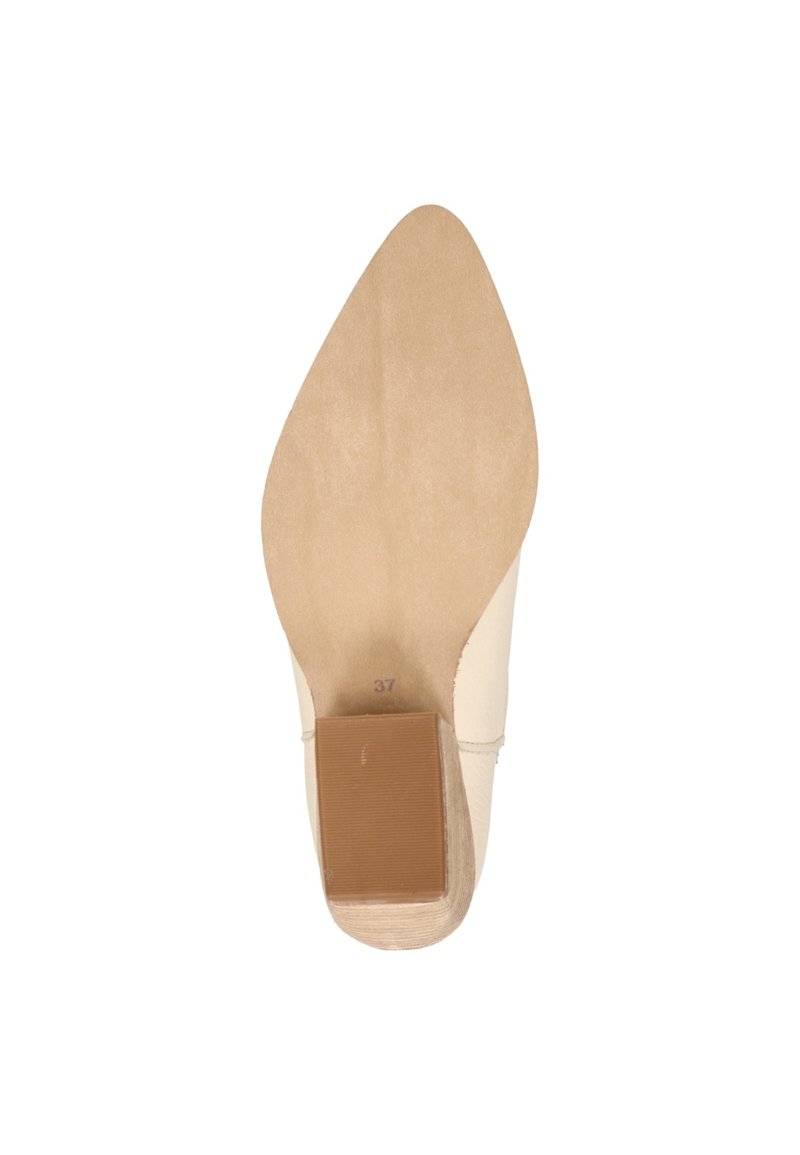 Damen Klassische Stiefel | Nelson Cowboy-/Bikerboot wit/beige - VV58228 Damen Klassische Stiefel | Nelson Cowboy-/Bikerboot wit/beige - VV58228