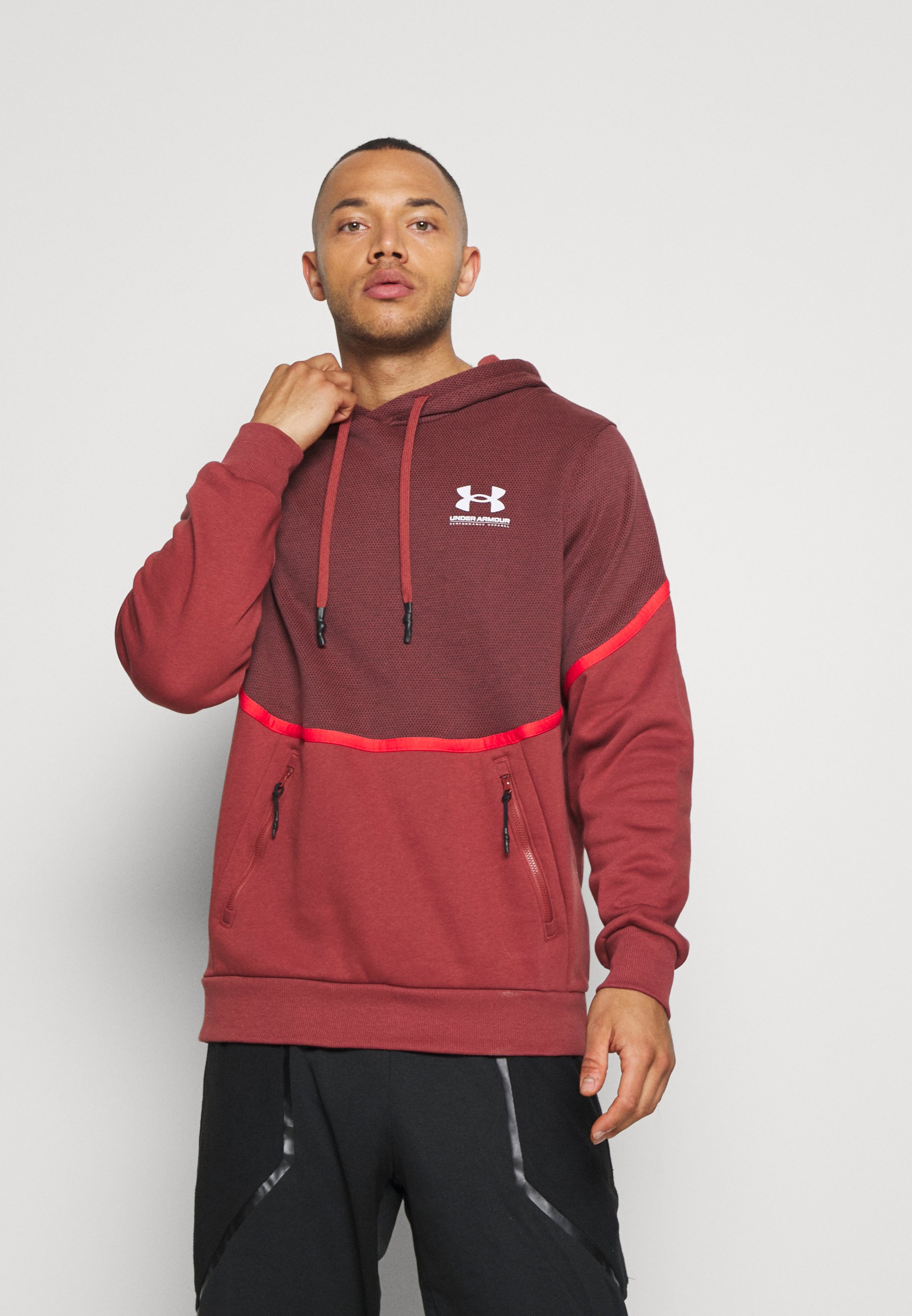 under armour red sweatshirt