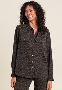 Breal Overhemdblouse - vert kaki