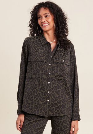 Breal Overhemdblouse - vert kaki