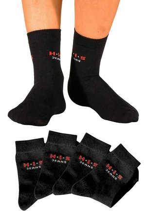 H.I.S, 4 PACK - Socks - schwarz