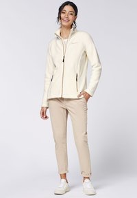 Chiemsee IM BASIC-LOOK - Fleece jacket - marshmallow