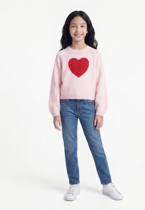 GAP KIDS RELAXED GRAPHIC CREWNECK SWEATER - Pullover - red