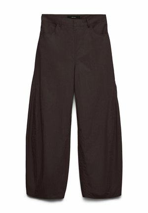 Vero Moda, HOSE VMJOSE HOHE TAILLE HOSE - Pantalon classique - chocolate torte
