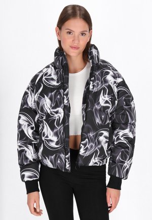 Winterjacke - black multicolor