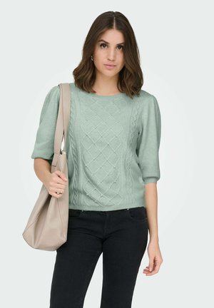 PULLOVER ONLGLORIA - T-shirts med print - green