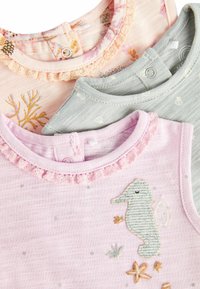 Next 3 PACK  - REGULAR FIT - Combinaison - grey seashell print