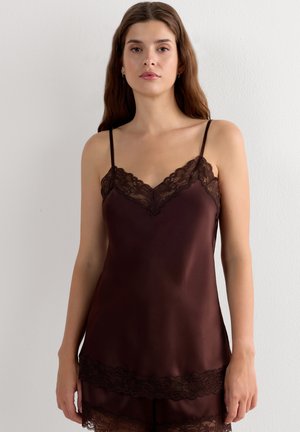 Intimissimi, V-NECK - Nattøj trøjer - brown