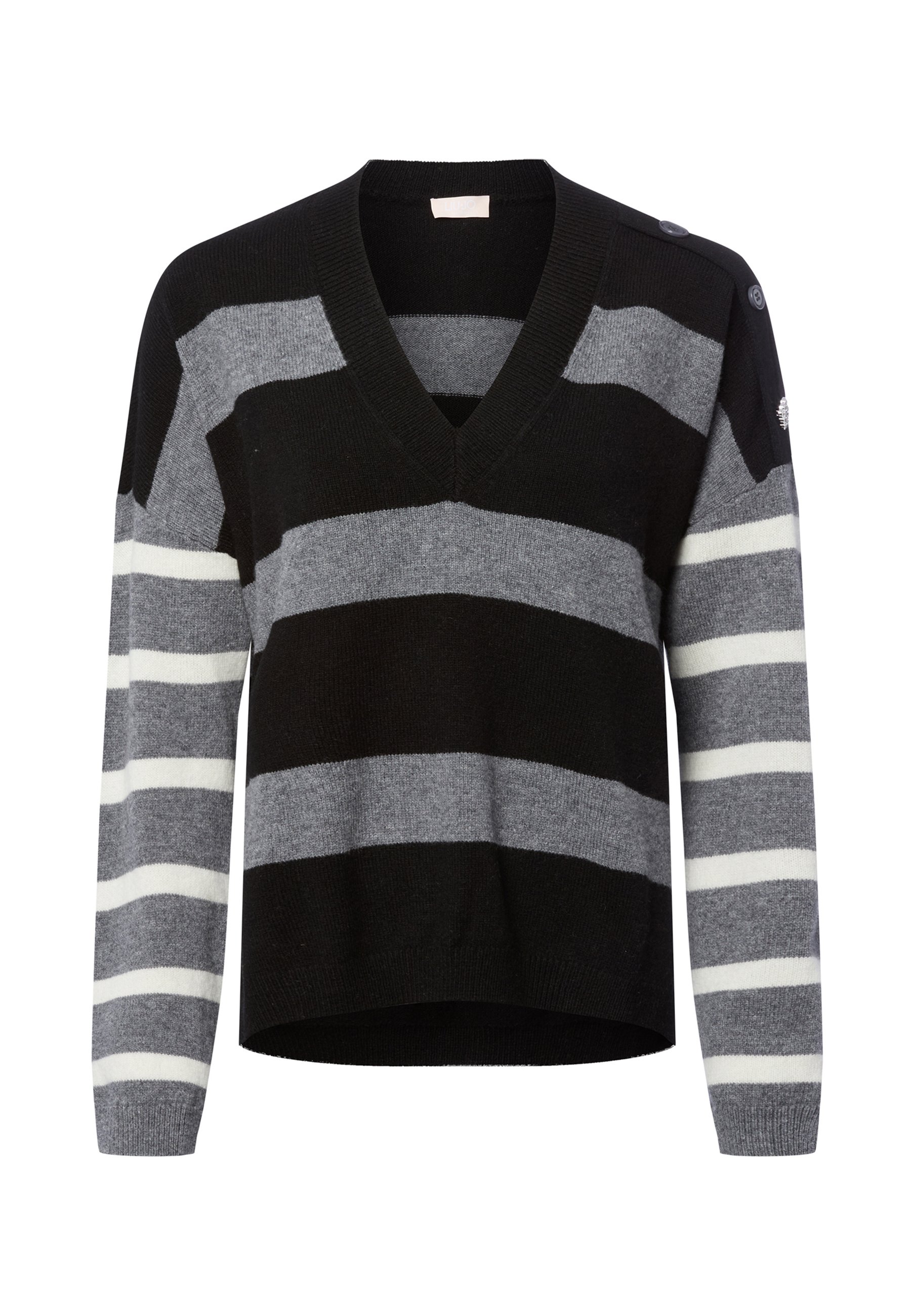 LIU JO CHIUSA Maglione schwarz/grau/nero