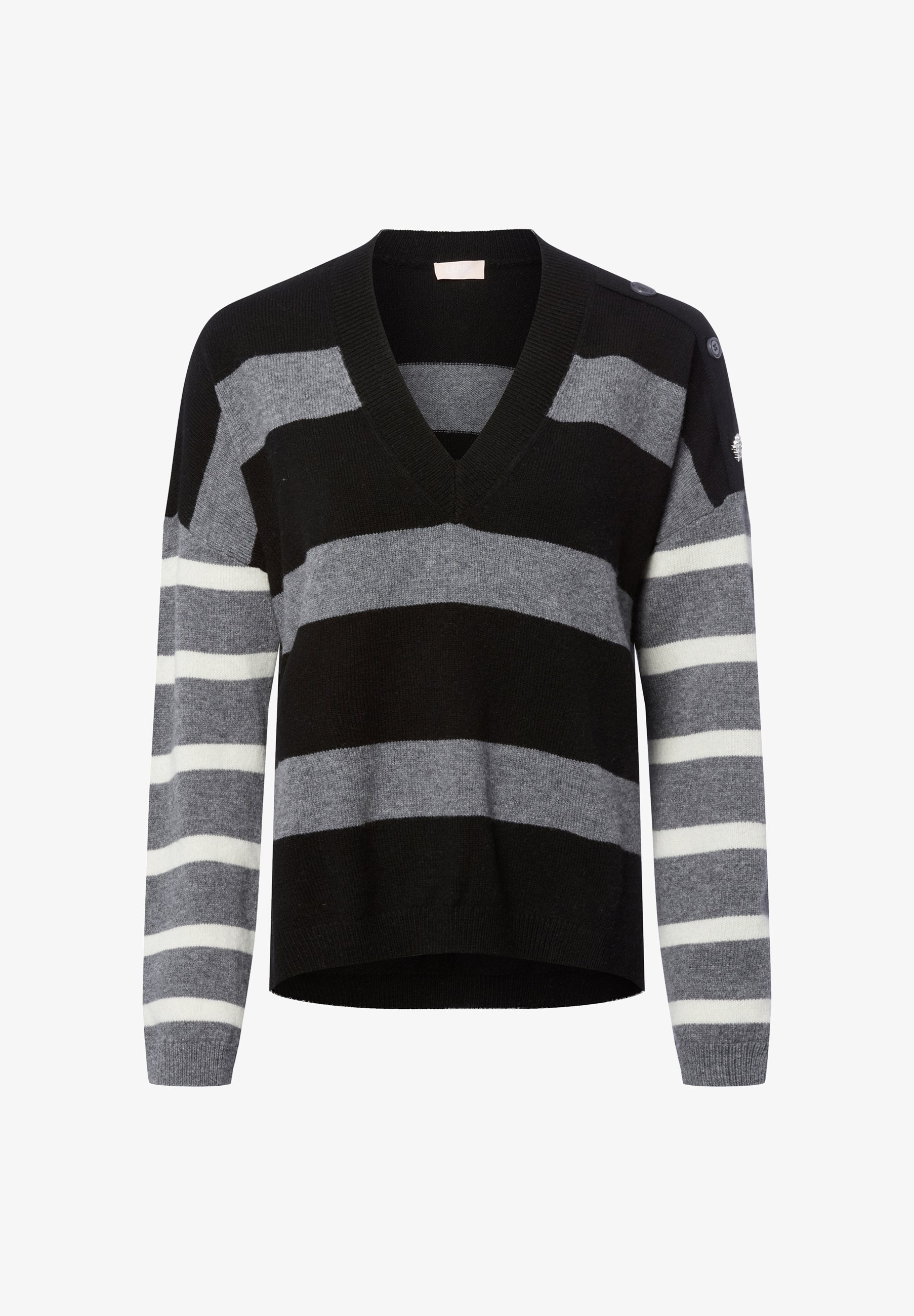 LIU JO CHIUSA Maglione schwarz/grau/nero - Main Image