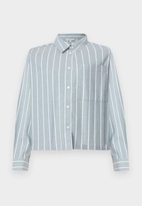 BOXY - Chemisier - dusty blue/white
