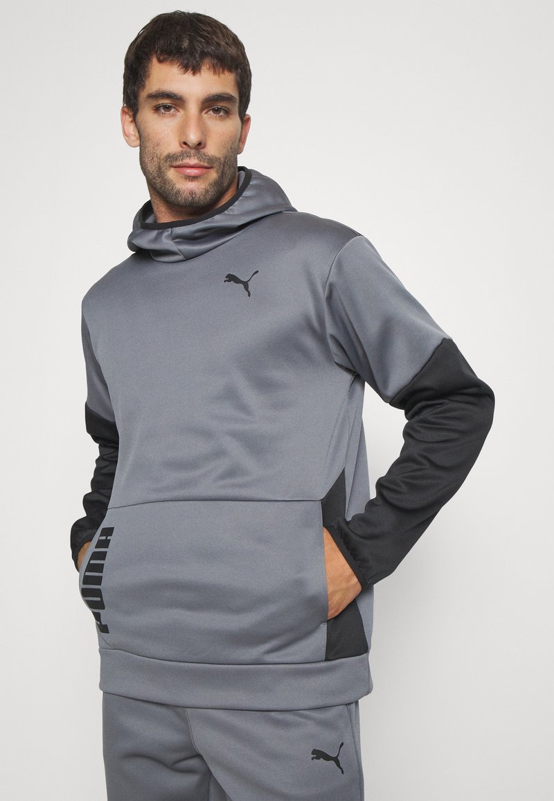 Puma TRAIN ALL DAY HOODIE - Hoodie - cool dark gray/black/dark grey -  Zalando.co.uk
