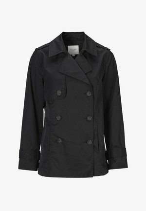 Cellbes of Sweden DOUBLE-BREASTED - Trench - black