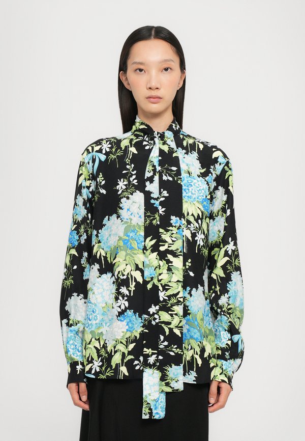 ALL OVER SWEET WILLIAMS PRINT - Button-down blouse