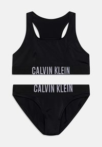 Calvin Klein Swimwear - BRALETTE  - Bikini - black Miniatyrbild 1