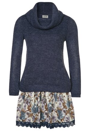 Robe pull - dark-blue denim