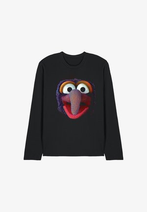 Disney, THE MUPPETS GONZO FACE - Long sleeved top - black
