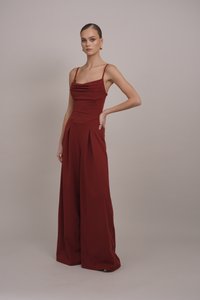 WAL G. SASHA CORSET STYLE - Kombinezon - burnt orange