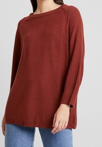 JDY Strickpullover - dark red