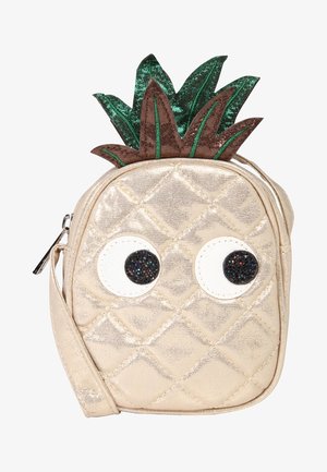PINEAPPLE CROSS BODY BAG - Sac bandoulière - yellow/gold