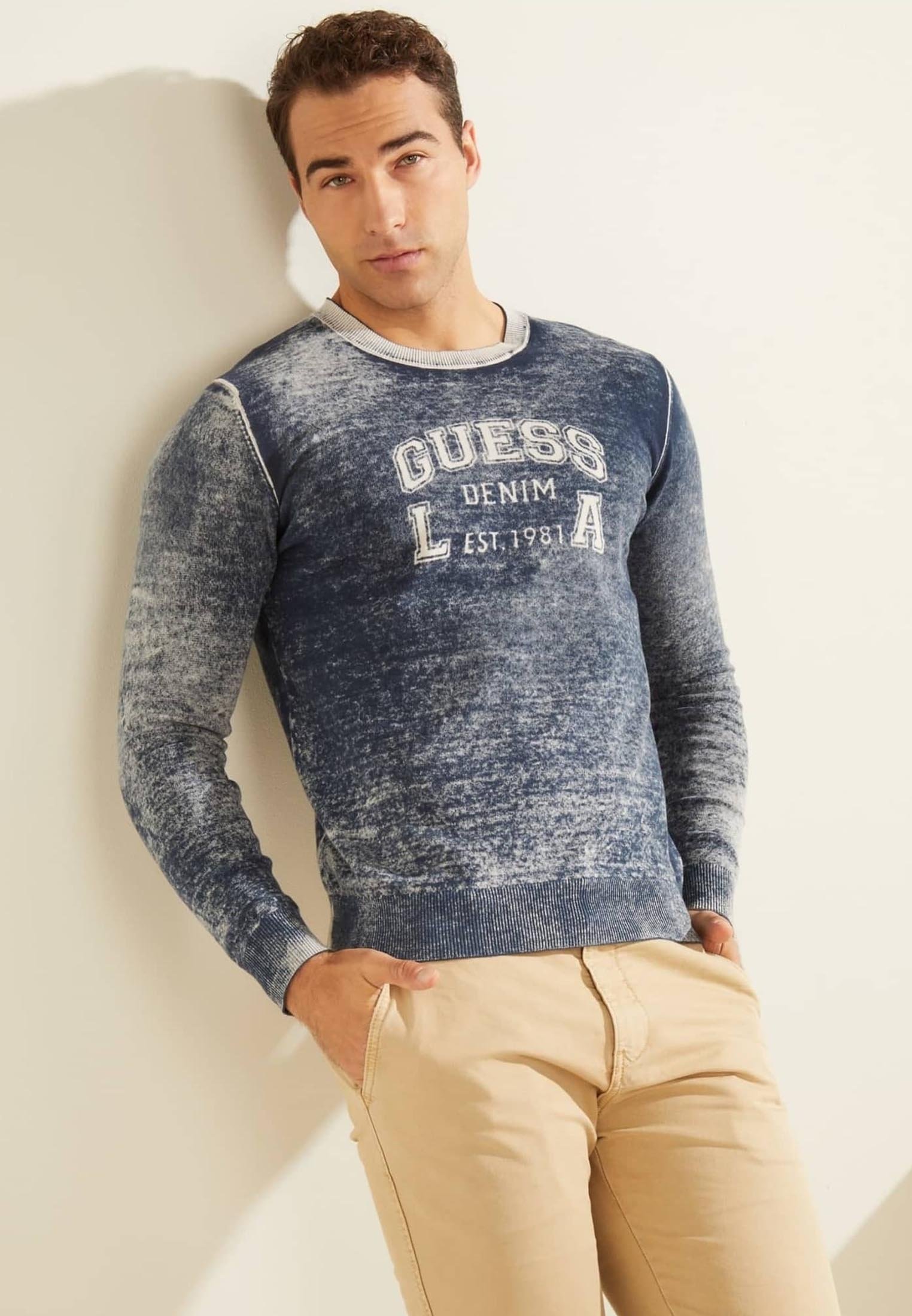 Guess Maglione - blau/blu - Zalando.it