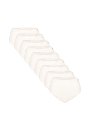 9-PACK GO DAILY HIGHWAIST - Slip - silk white