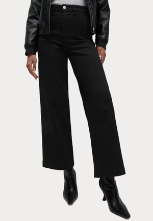SEAMLESS WIDE LEG  - Jeans Relaxed Fit - black